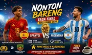 Polsek dan Koramil Langowan Selenggarakan Nobar Final Piala Dunia