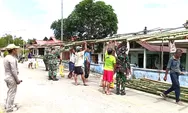 Jadi Solusi, Babinsa Ikut Kerja Bakti Bantu Warga Didesa Binaan