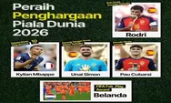  Daftar Lengkap Peraih Penghargaan Individu Piala Dunia 2026: Rodri Raih Bola Emas, Mbappe Sabet Sepatu Emas!