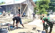 Babinsa Koramil-04/Rainis Bersama Warga Laksanakan Kerja Bakti