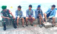Babinsa Praka Gideon Bungkaes Laksanakan Komsos Bersama Mahasiswa Unsrat Dalam Rangka Karya Bakti Di Wilayah Melonguane