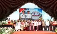 Gubernur Yulius Selvanus dan Wagub Victor Mailangkay Hadiri Pengucapan Syukur di Tondano, Ajak Perkuat Persatuan