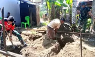 Satgas Karya Bakti Di Wilayah Koramil 1312-05/Essang Wujudkan Hidup Lebih Bersih Dan Sehat Melalui Pembnagunan MCK