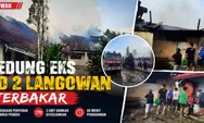 Gedung Eks SD Negeri 2 Langowan Terbakar, Dugaan Arus Pendek Jadi Penyebab