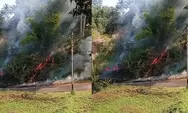 Kebakaran di Gogagoman Kotamobagu, Diduga Akibat Pungtung Rokok, Kapolres & Damkar Turun Tangan