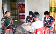 Babinsa Koramil 08/ Melonguane Melaksanakan Keguatan Komsos Dengan Warga Dan Pantau Wilayah Binaan