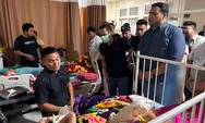 Beri Dukungan Moril, Wali Kota Kotamobagu Weny Gaib dan Ketua Tidar Sulut Jenguk Korban Drag Race di RSUP Kandou