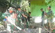 Babinsa Koramil Melonguane Serda Jenri Thomas MeLaksanakan Karya Bakti Skala Besar Bersama Masyarakat