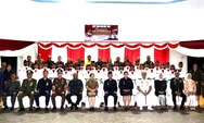 Kapolres Kepulauan Talaud dan Bhayangkari Hadiri Upacara Pengukuhan Paskibraka Kabupaten Tahun 2026