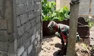 Babinsa Desa Perangen Melaksanakan Giat Karya Bakti Pembangunan MCK