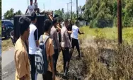 Sigap Cegah Meluasnya Api: Personel Polsek Beo dan Warga Berhasil Padamkan Kebakaran Lahan di Pantai BBC