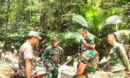 TNI AD Tinjau Karya Bakti Skala Besar PLTMH Di Desa Makatara, Dorong Pemanfaatan Energi Terbarukan