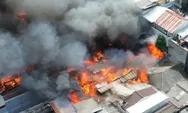 Kebakaran di Batu Ceper Gambir Hanguskan 114 Rumah, 310 KK Terdampak