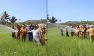 Bupati Ronald Kandoli Turun Langsung Selamatkan Sawah dari Ancaman Kekeringan