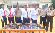 Gaktibplin Mendadak! Kapolres Talaud Razia Ponsel Anggota, Pastikan Bebas Judol & Pinjol Ilega