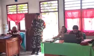 Pererat Sinergi di Bidang Pendidikan,Babinsa Koramil 1312-01/Talaud Gelar Komsos Bersama Guru SDN Satap Birang