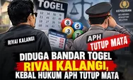Diduga APH Tak Mampu Tangkap Bandar Togel Rivai Kalangi