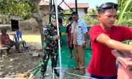 Babinsa Lakukan Pendamping Pembuatan Sumur Bor, Guna Penuhi Kebutuhan Air Bersih
