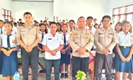Mencetak Generasi Berkarakter, Polsek Melonguane Sosialisasi SMA Taruna Kemala Bhayangkara di SMPN 1
