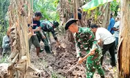 Satgas TMMD Wilayah Koramil Lirung Laksanakan Pengambilan Material Tanah Liat untuk Pembangunan Sumur Bor