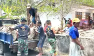 Satgas TMMD Wilayah Koramil Lirung Laksanakan Penurunan Tanah Liat di SDK Nasaret Moronge Selatan