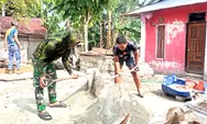 Satgas TMMD ke-130 Kodim 1312/Talaud Terus Berjuang Wujudkan Hunian Layak bagi Keluarga Ana Mamaii