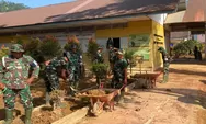 Tak Hanya Bersih-bersih, TNI Juga Renovasi Rumah hingga Sekolah Terdampak Bencana