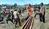 TNI Peduli Papua, PAMTAS Yonif 407 Padmakusuma Buka Akses Warga Kampung Bibiram