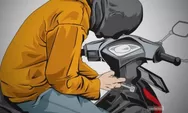 Motor Honda Beat Ludes Digasak Maling di Parkiran Kafe Cianjur, Aksi Curanmor Terekam CCTV