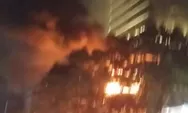 BREAKING NEWS: Mal Nipah Makassar Kebakaran Malam Ini, Arus Lalu Lintas Urip Sumoharjo Macet Parah