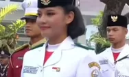 Aliah Sakira Ukir Sejarah di Istana, Siswi SMAN 14 Makassar Dipercaya Serahkan Merah Putih ke Presiden