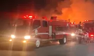 Kobaran Api di Tallasa City Makassar Makin Besar, 4 Mobil Damkar Dikerahkan