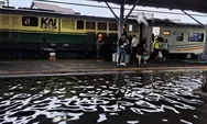 Stasiun Semarang Tawang Terendam Banjir, Penumpang Kereta Api Dialihkan