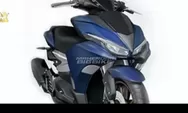 Ancaman Bagi Honda, Siluet Yamaha Aerox 160 Muncul dengan Tampilan yang Lebih Sporty