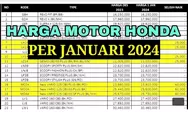 Update Harga Motor Honda All Variant Januari 2024: Honda Beat, Vario 160, Scoopy, PCX 160, ADV 160, Genio, Sonic Hingga CBR