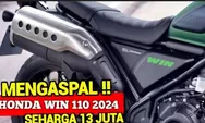 Honda Win Kembali Hadir dengan Desain Baru dan Harga Terjangkau! Sang Legenda Nih Bosku