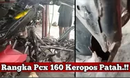 Pentingnya Pengecekan Rangka Honda PCX 160 Untuk Mencegah Keropos dan Patah, WAJIB CATAT!