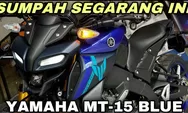 Warna Baru Yamaha MT-15 2024 Full Doff Lebih Garang dan Ganteng Poll!!