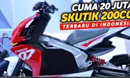 Review Skutik Maxi Desain Futuristik dengan Mesin 200 cc, Segera Hadir di Indonesia!