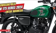 Kabar Gembira! Peluncuran Warna Baru Kawasaki W175 Bikin Rame, Makin Elegan dan Klasik
