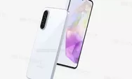 Galaxy A36 bocor dalam render berkualitas tinggi dengan desain seperti Note 10