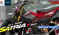 All New Suzuki Satria F150 2024 Semakin Galak dan Tampan, Desain Futuristik dan Sporty