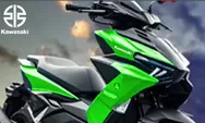 Kawasaki Luncurkan Skutik Baru Edisi 2025, Siap Jegal Honda Beat dan Vario