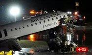 Masih Terikat Seatbelt, Pramugari Air Canada Selamat dari Tabrakan Pesawat dengan Truk Damkar di La Guardia