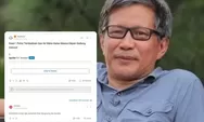 Rocky Gerung tekankan pentingnya rekam jejak bersih bagi Calon Pemimpin terkait kontroversi akun Kaskus 'Fufufafa'