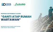 Promedia Group dan PT Sirkular Karya Indonesia Luncurkan Program Ganti Atap Rumah Wartawan dengan Alduro