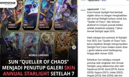 Kapan Event Annual Starlight MLBB 2025 Rilis? Simak 5 Tips Hemat Gacha Skin Sun "Simian Curse"