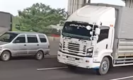 Viral Mobil Melaju Tanpa Kendali di Tol Japek, Aksi Sopir Wingbox Tuai Salut Publik