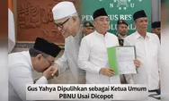 Gus Yahya Comeback ke Kursi Ketua Umum PBNU: Pleno NU Pilih Rukun daripada Ribut