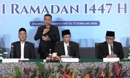 Pemerintah Tetapkan Awal Ramadhan 1447H Kamis 19 Februari 2026
